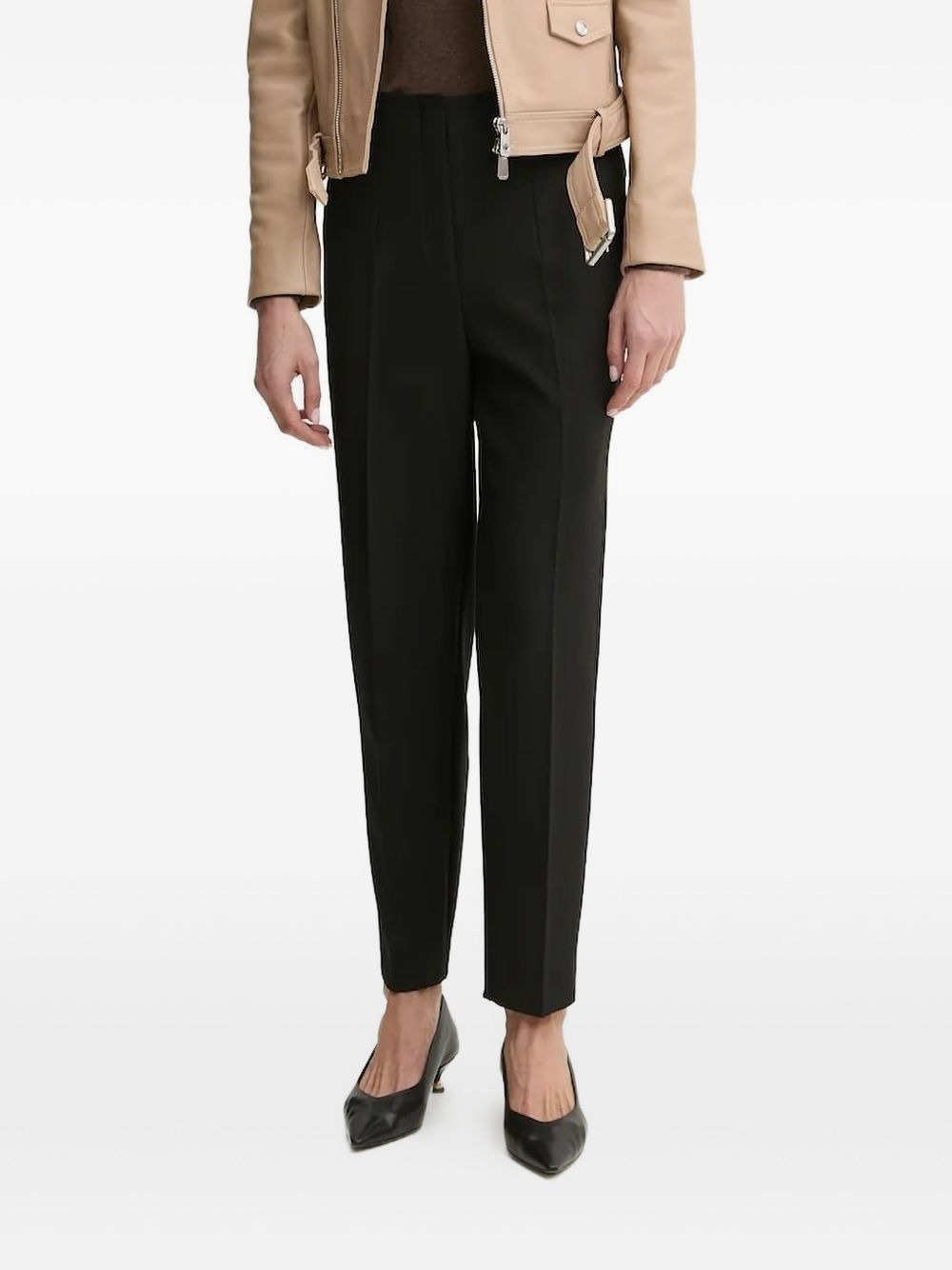 pleated-front trousers - 1
