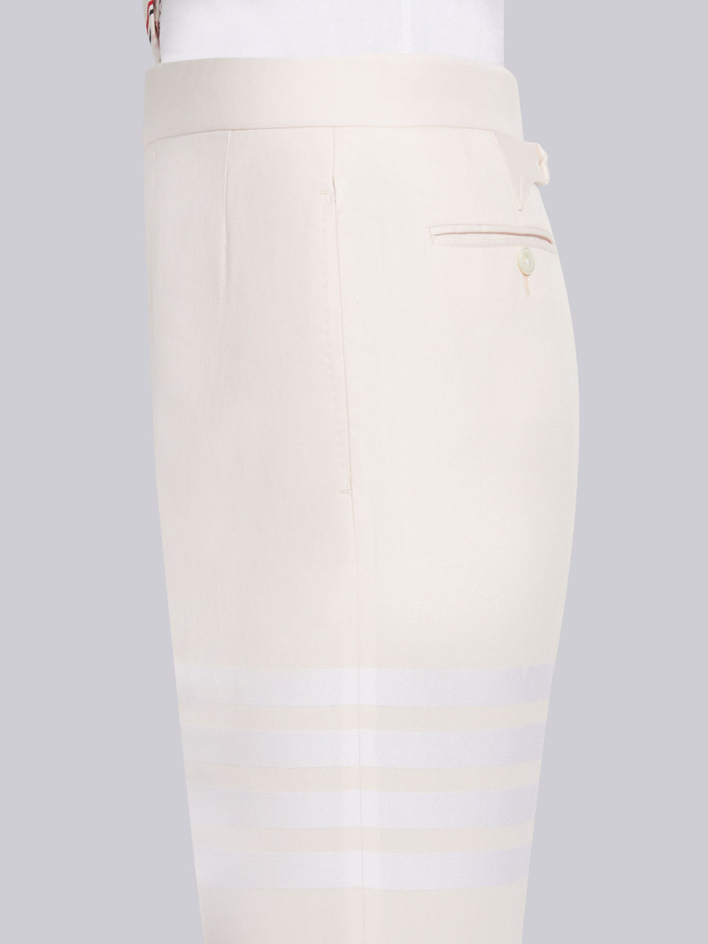 Light Pink Cotton Suiting Engineered 4-Bar Classic Trouser 5
