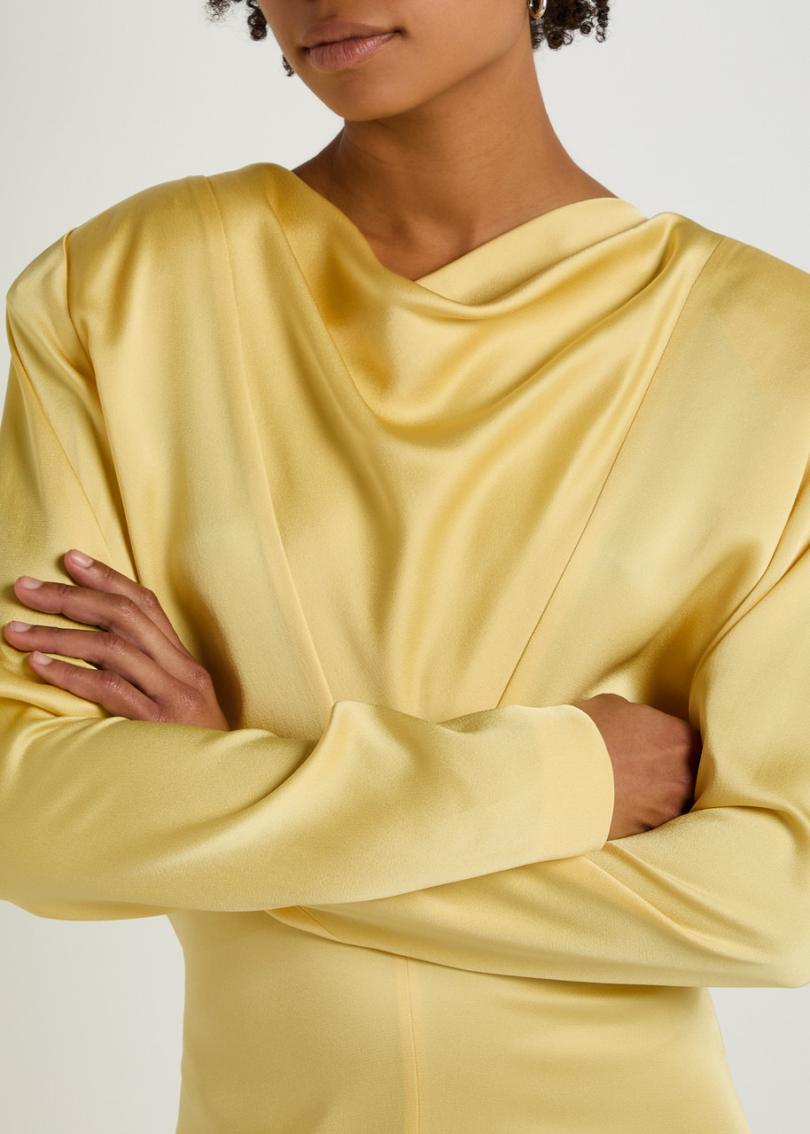 Stella Mccartney Draped Satin Gown - 5