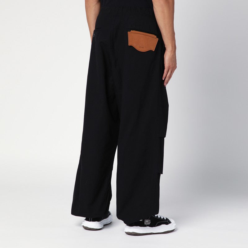 Maison Mihara Yasuhiro Black Parachute Trousers Men - 2