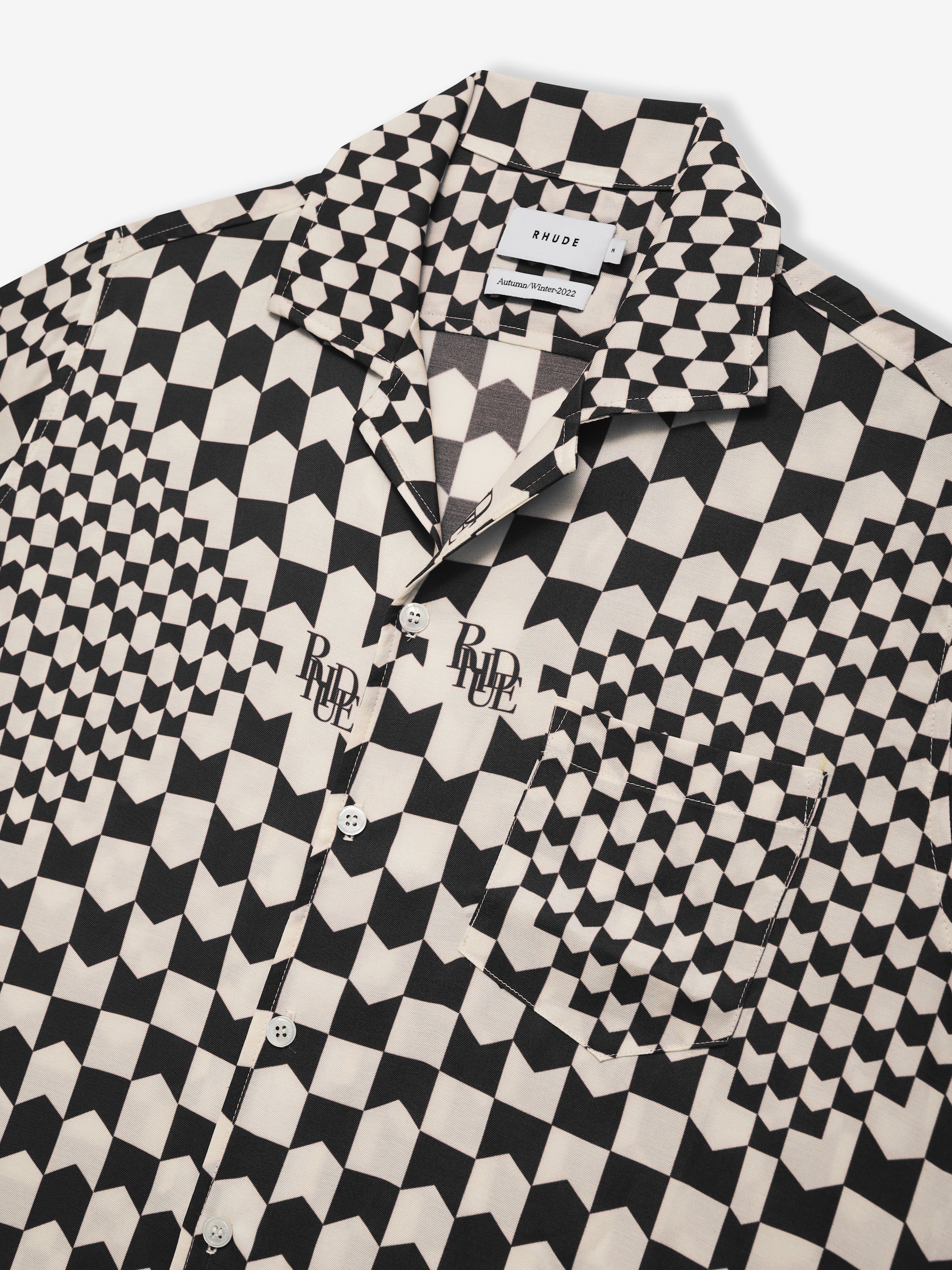RAYON CHECKER BUTTON UP - 2