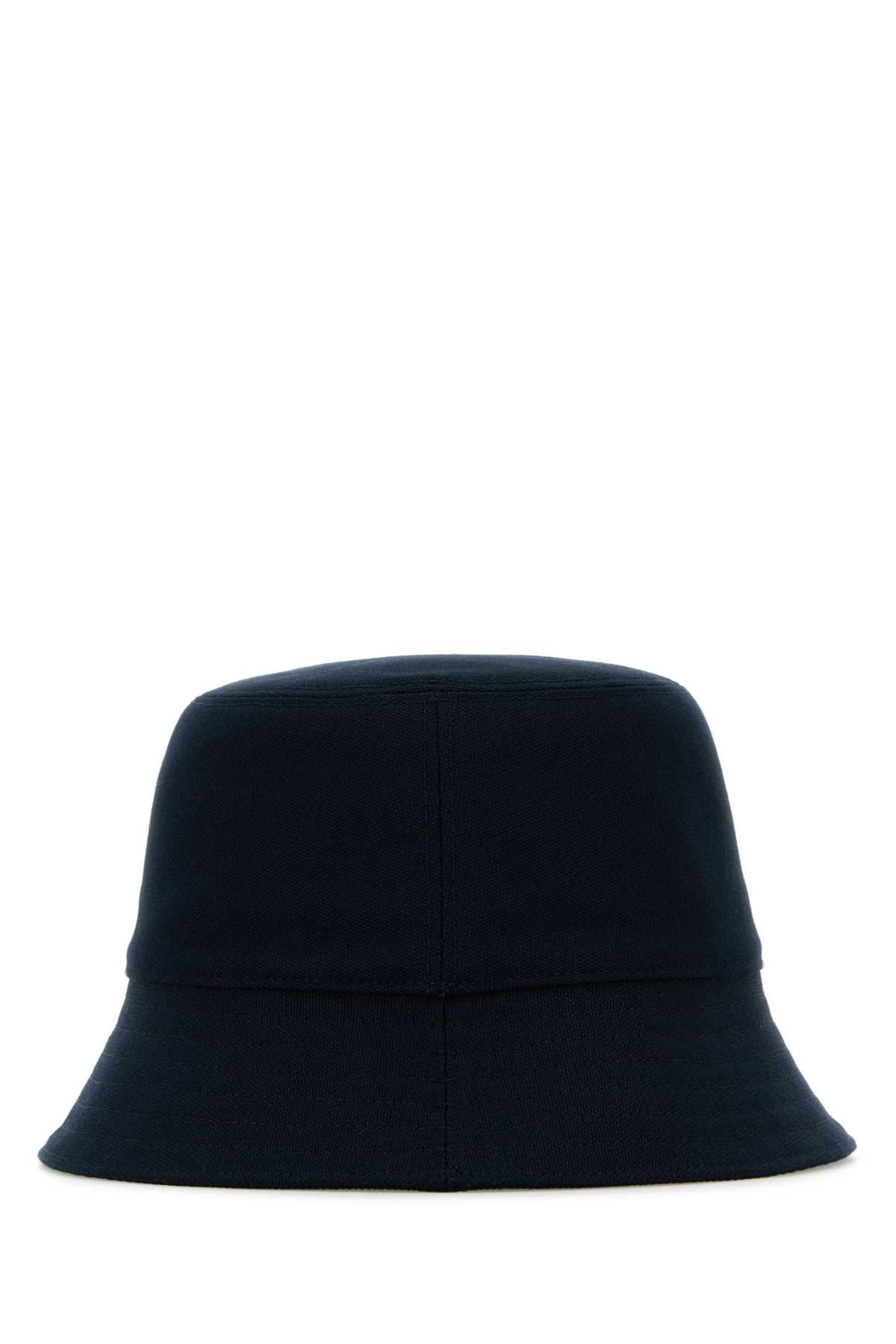 Valentino Garavani Women Midnight Blue Cotton Bucket Hat - 3