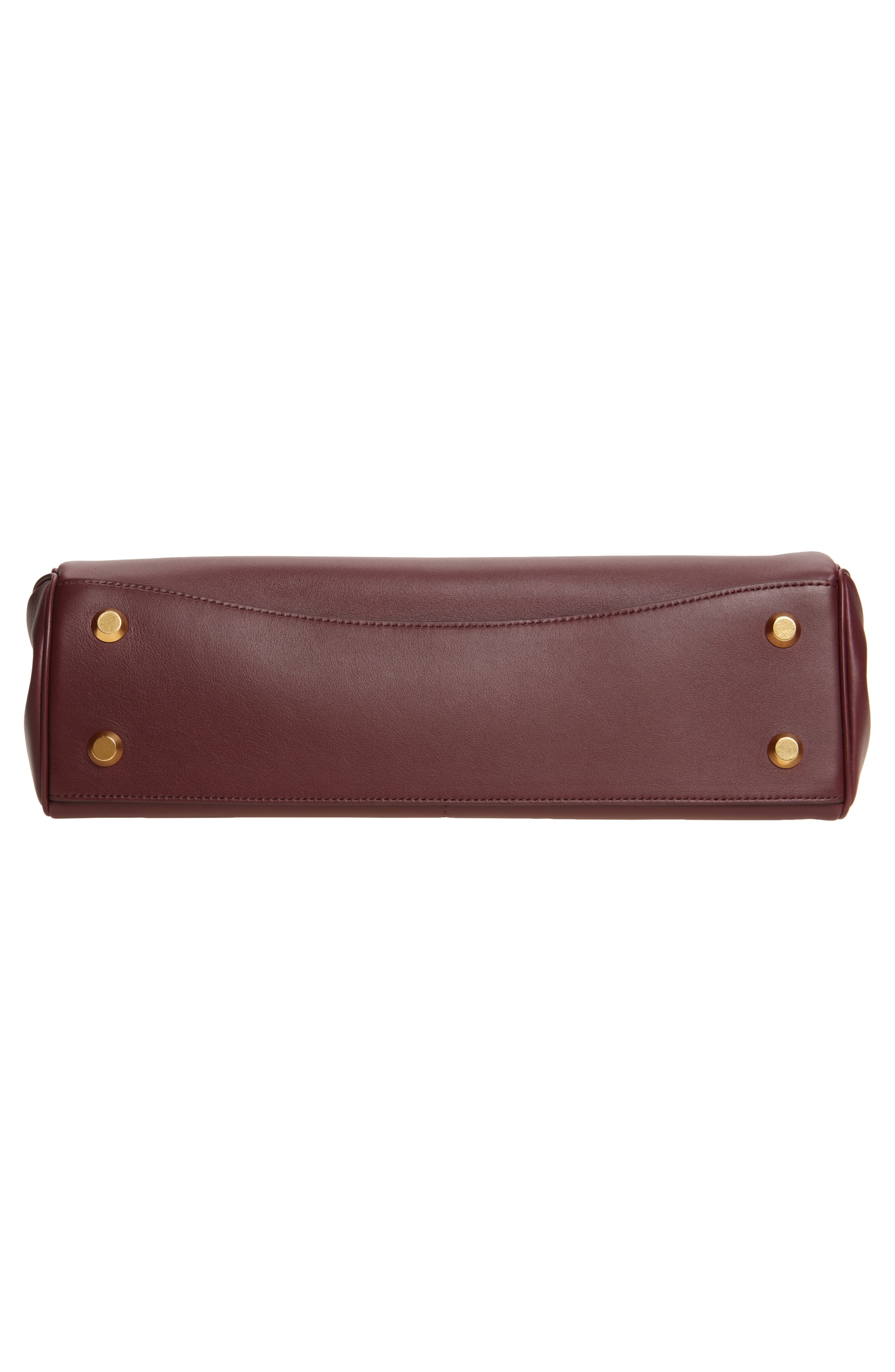 Balenciaga Medium Rodeo Leather Handbag in 6034 Dark Burgundy at Nordstrom - 7