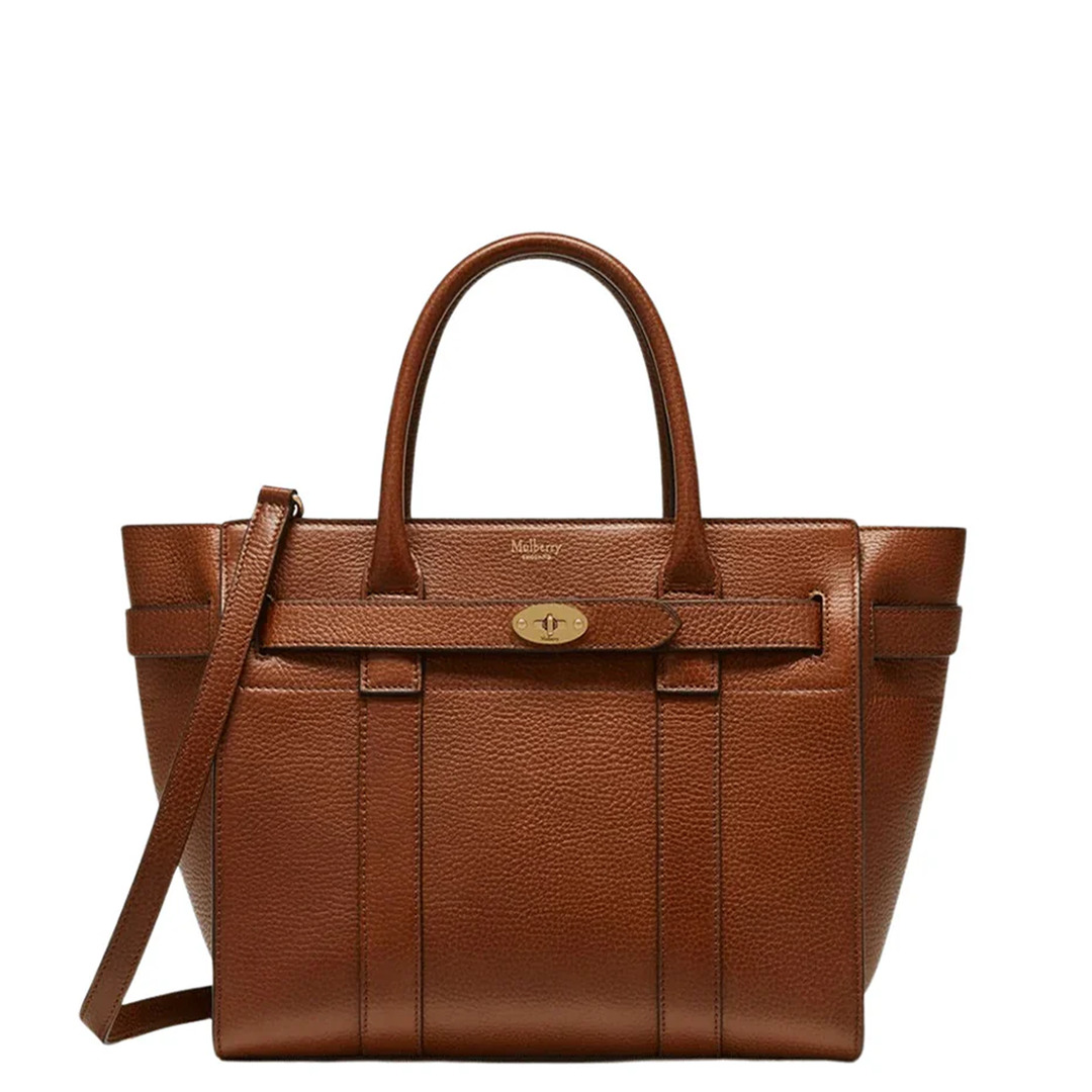 Small Zipped Bayswater Small Classic Grain (Oak) - 1