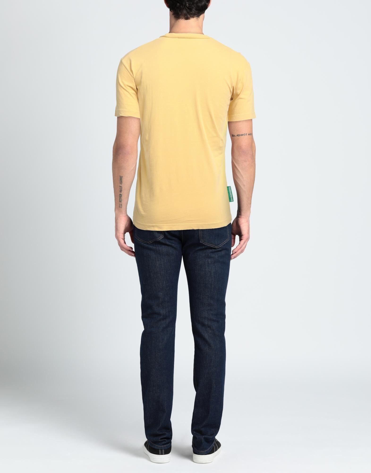 Yellow Men's T-shirt - 3