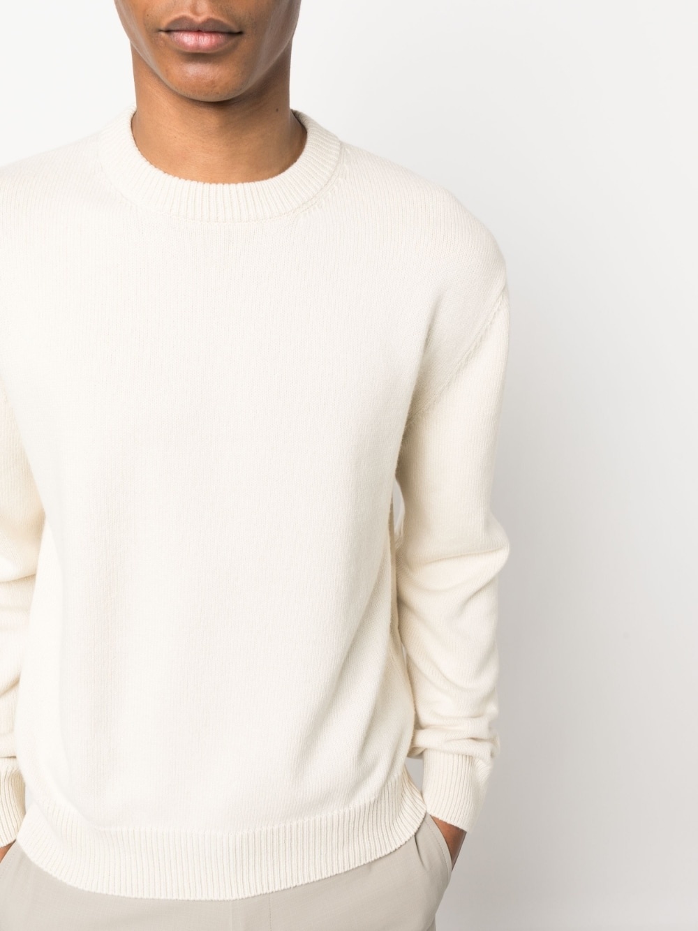 cotton-cashmere jumper - 5