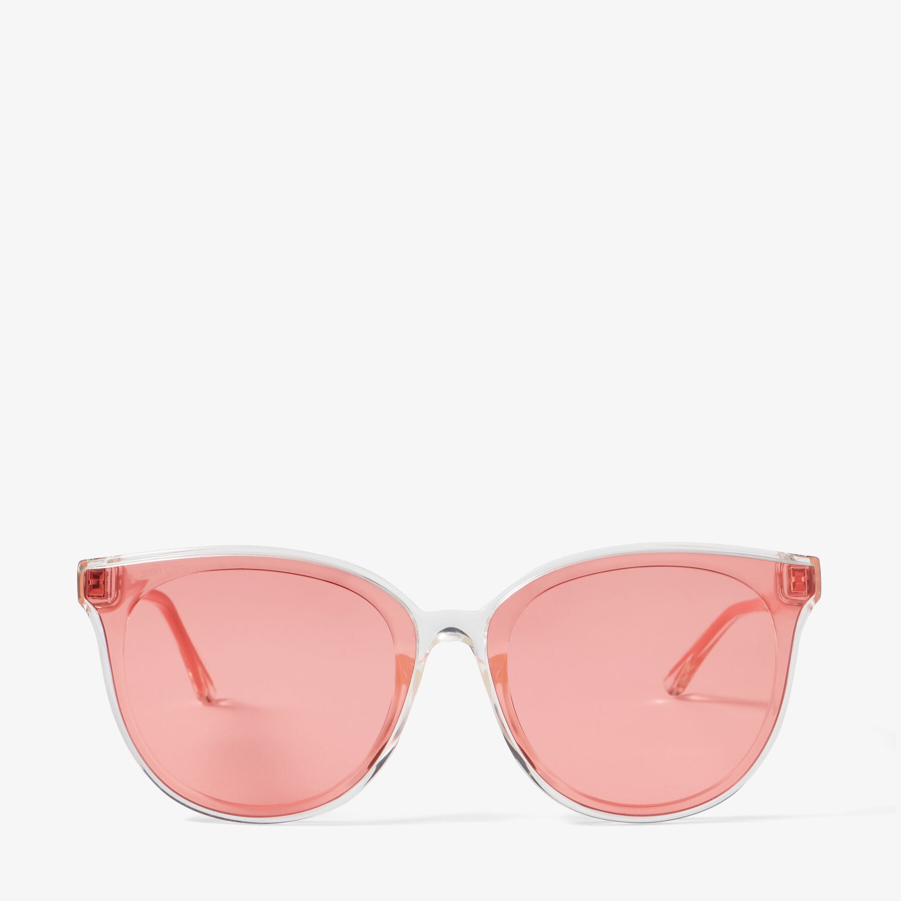 Jaime
Coral Oval-Frame Sunglasses with Repeat Logo - 1
