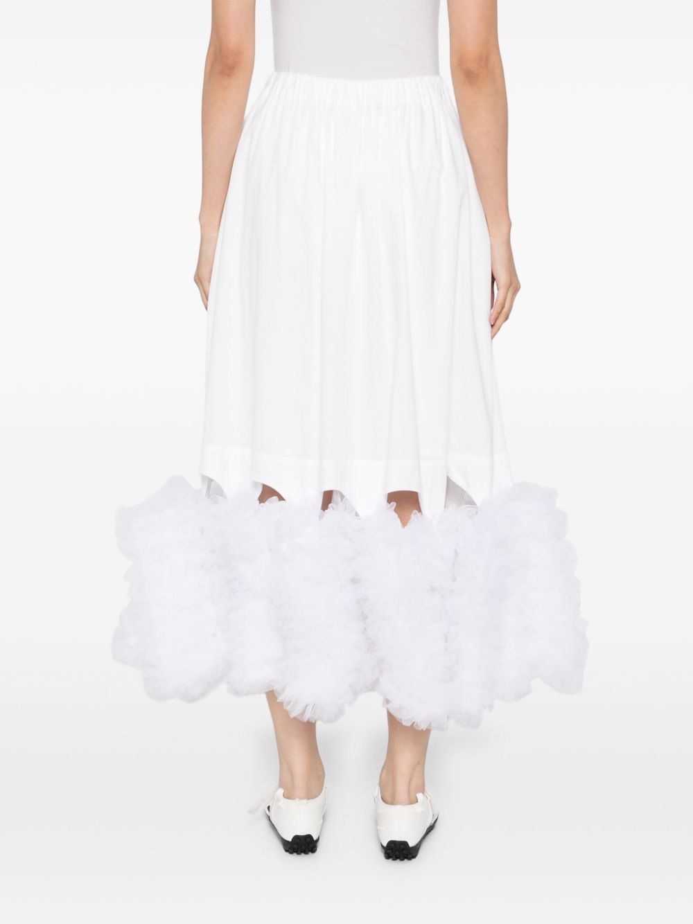 cotton midi skirt - 4