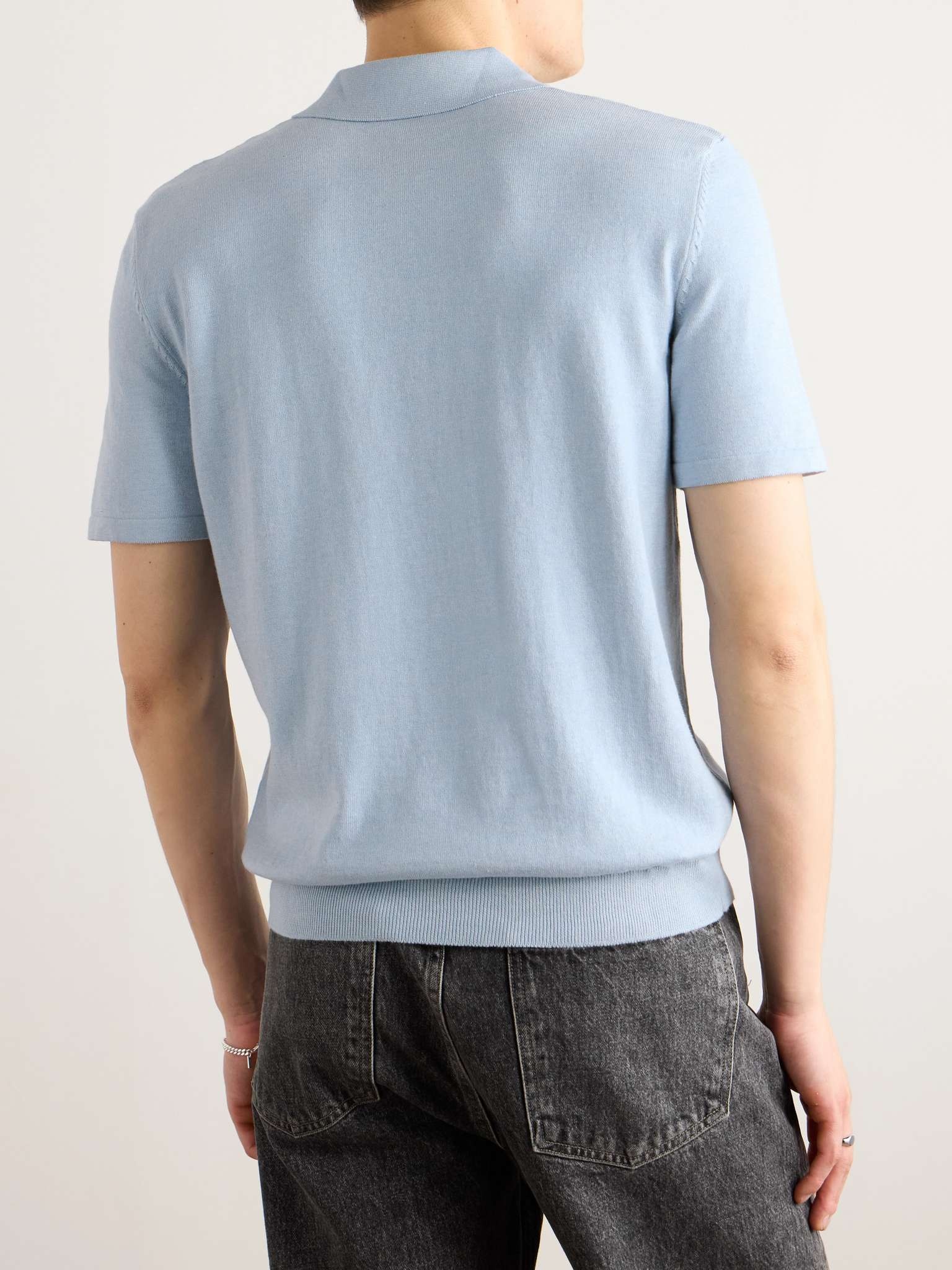Ollie Logo-Embroidered Cotton Polo Shirt - 4