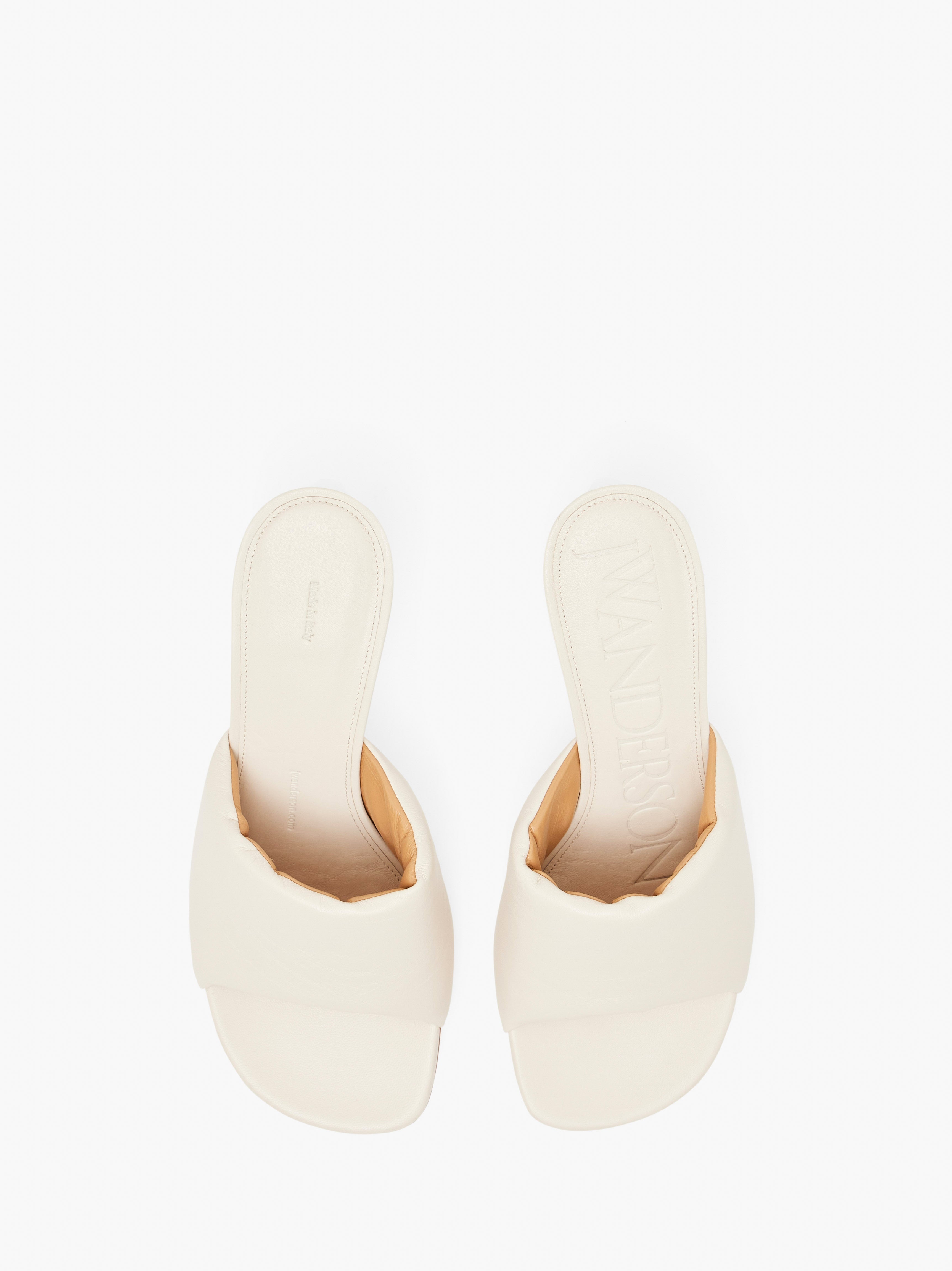 CHAIN LOAFER LEATHER MULES - 4
