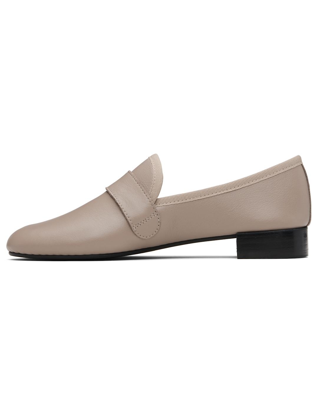 Taupe Michael Rubber-Sole Loafers - 3