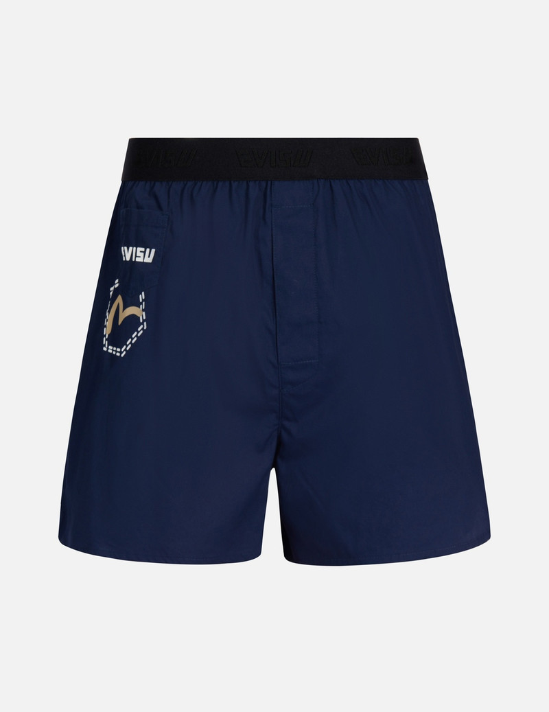 EVISU POCKET AND GODHEAD PRINT BOXER SHORTS outlook