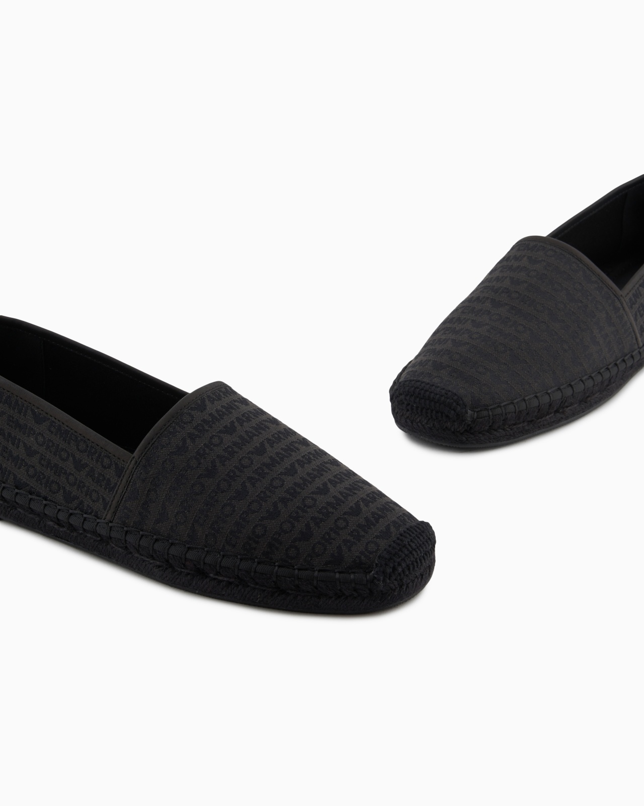JACQUARD ESPADRILLES WITH ALL-OVER LOGO LETTERING - 5