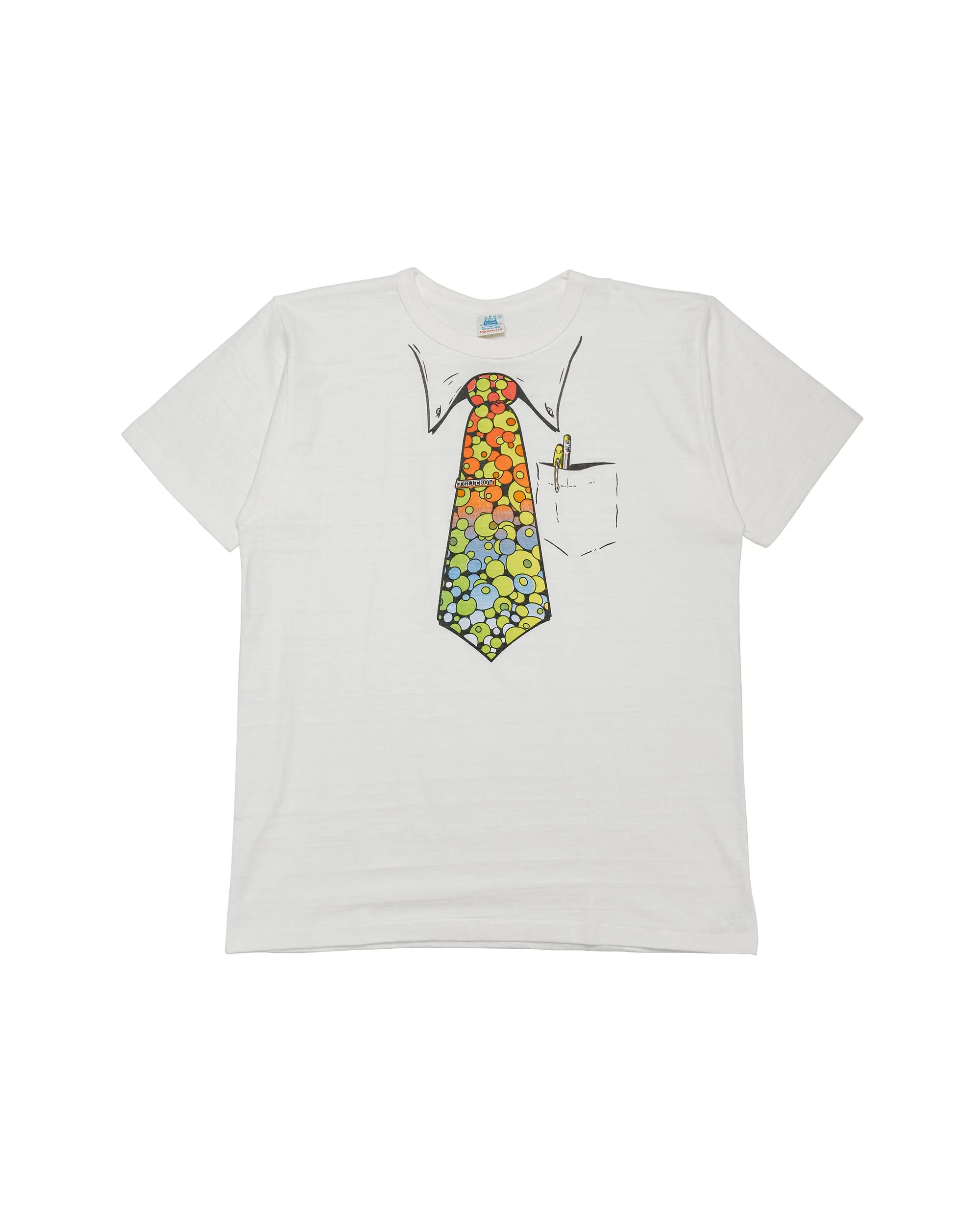 Lot. JG-CS06 Pop-Art Necktie T Off White - 1