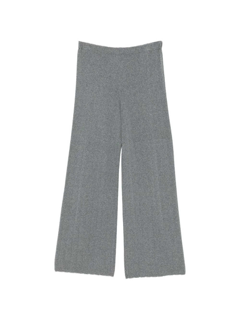 Shannen ribbed-knit straight trousers - 1