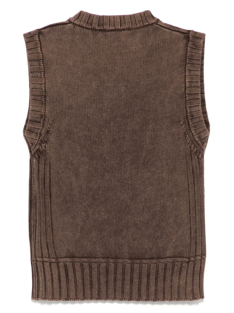 VAQUERA rib knit vest outlook