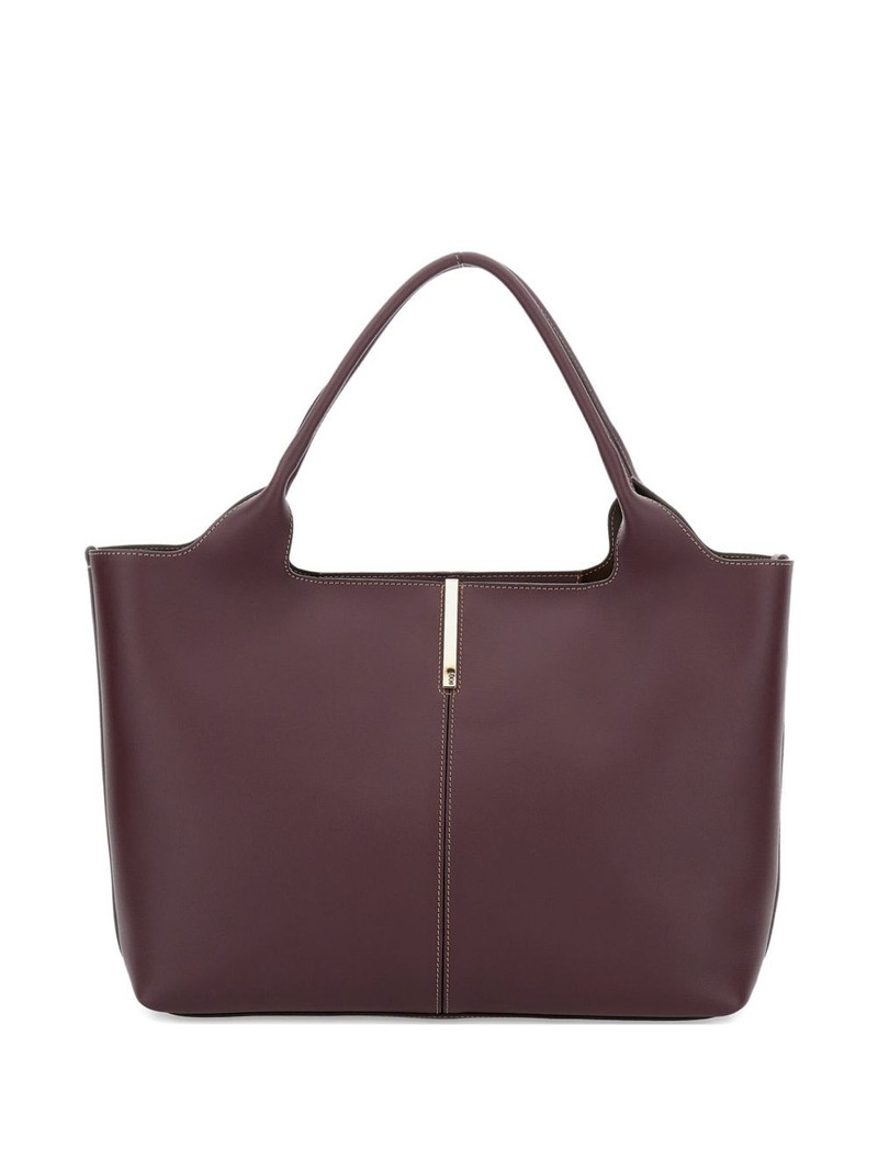 top-handle leather tote bag 1