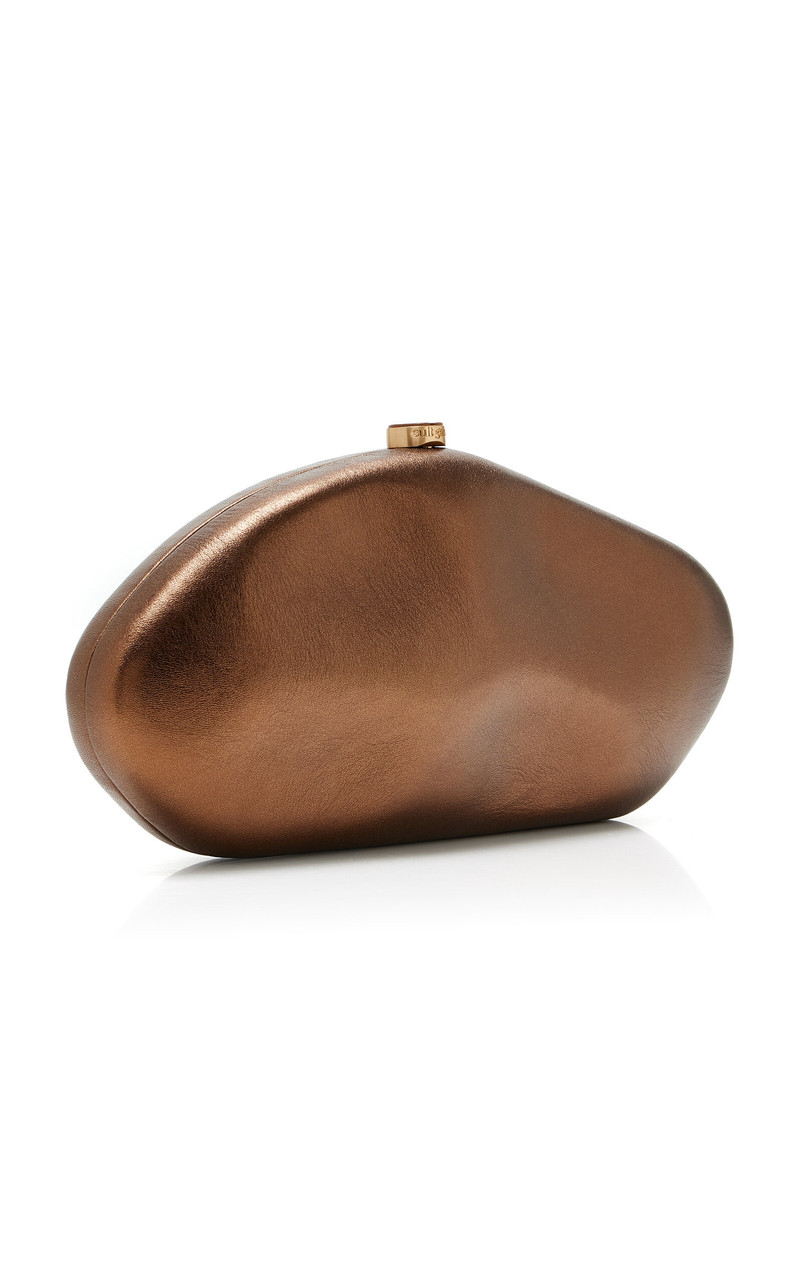 The Caldera Metallic Leather Clutch 3