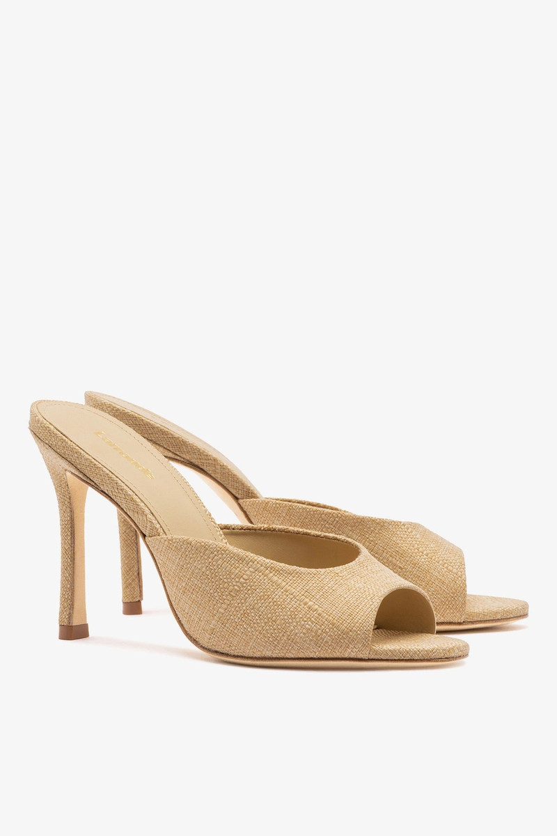 Jasmine Hi Mule Beige Raffia 3