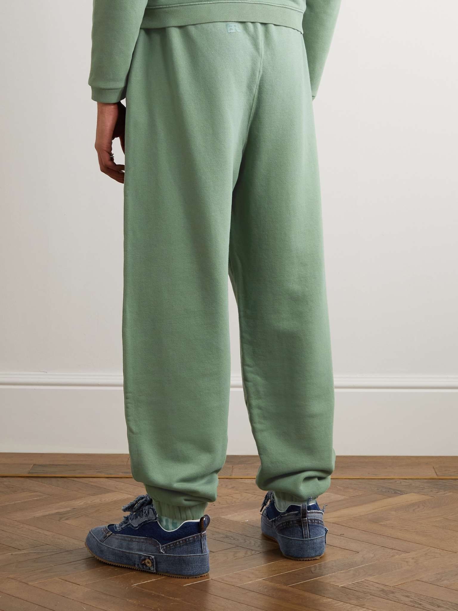 Tapered Cotton-Jersey Sweatpants - 3