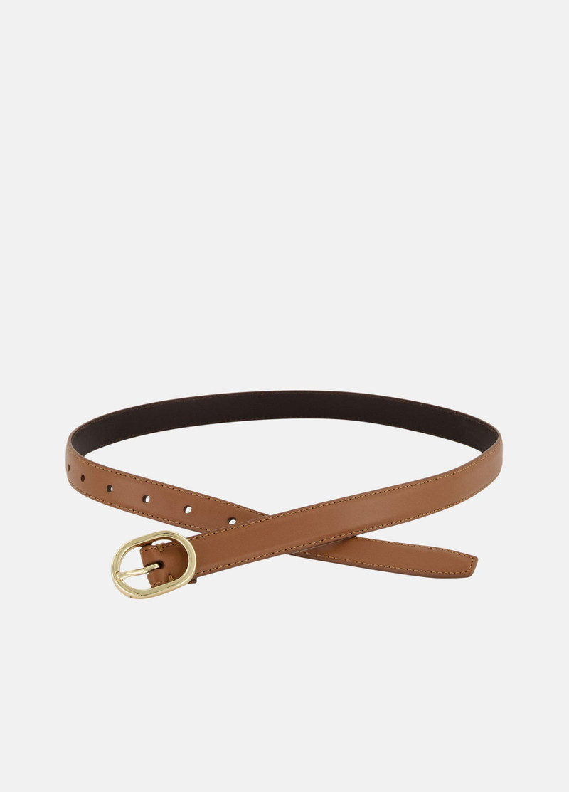 Vince Women's Avery 20mm Stitched Leather Belt outlook