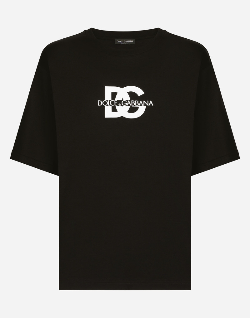 Short-sleeved T-shirt with DG logo print 1