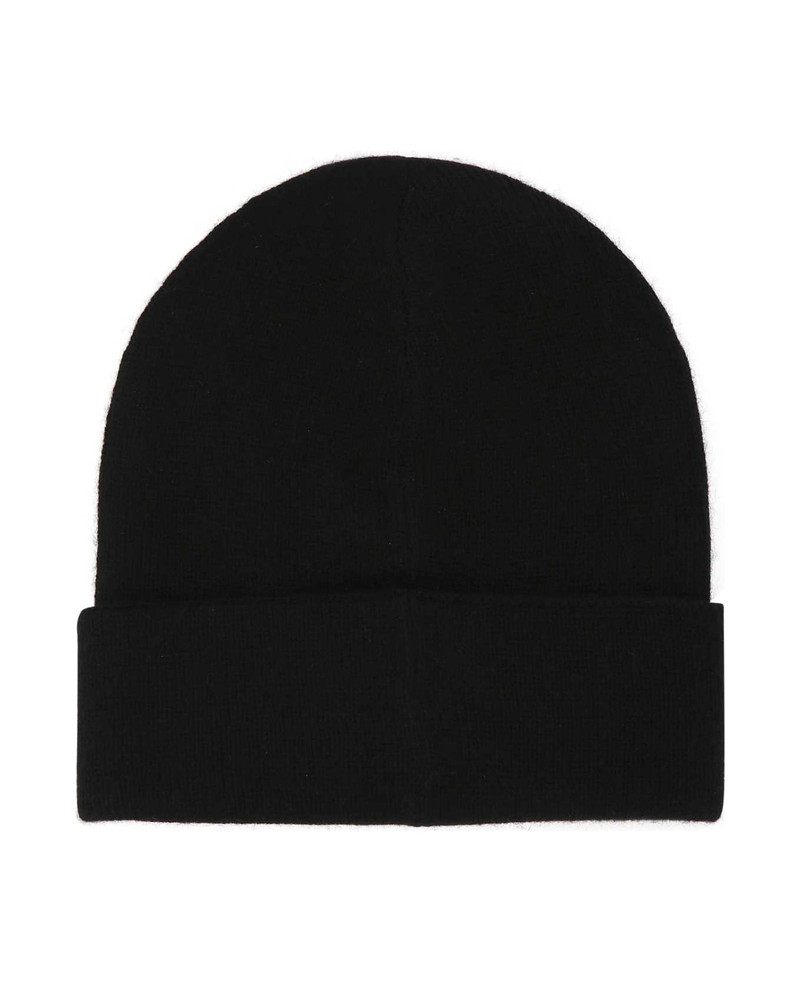 Alexander McQueen Black Cashmere Beanie Hat outlook
