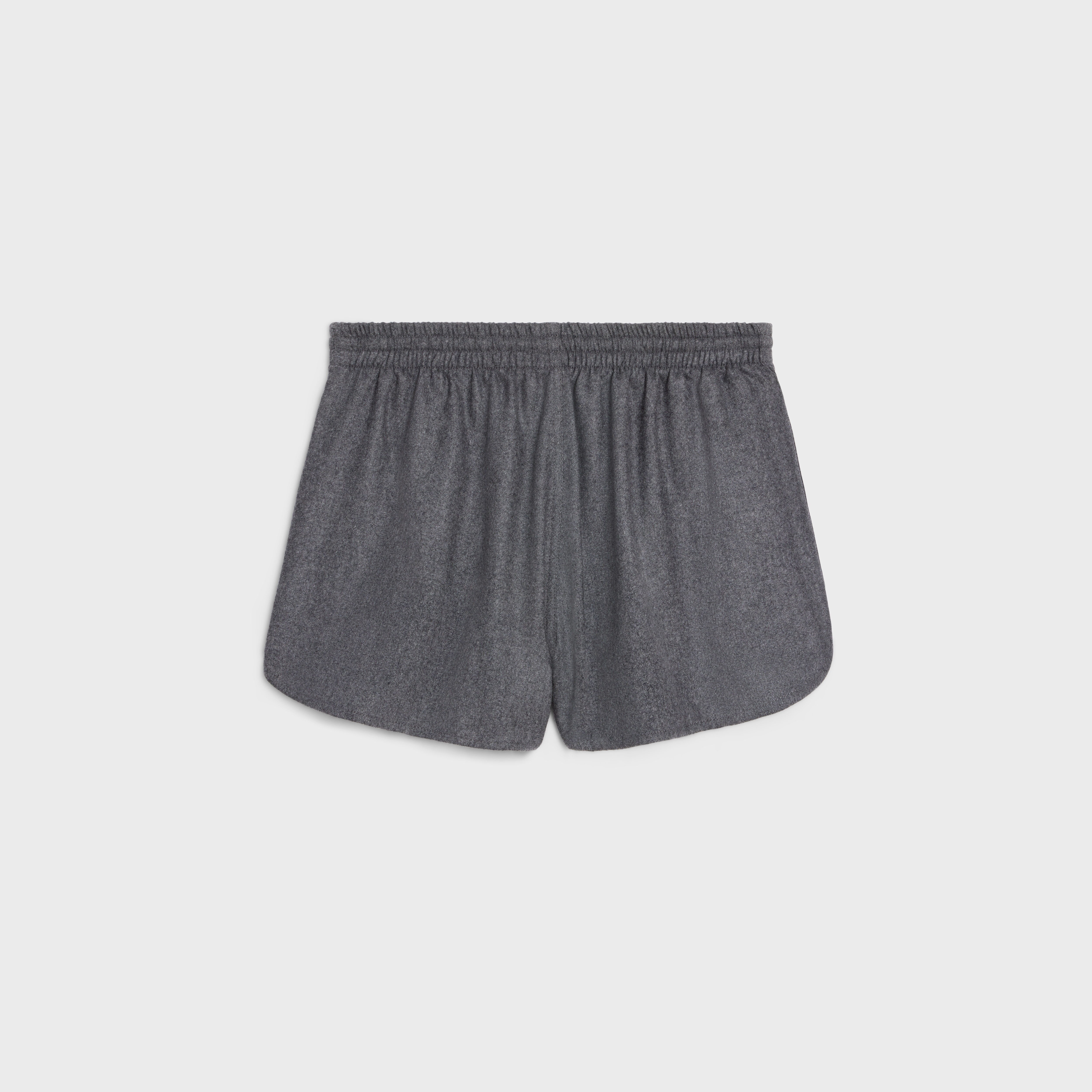 athletic shorts in cashmere flannel - 2