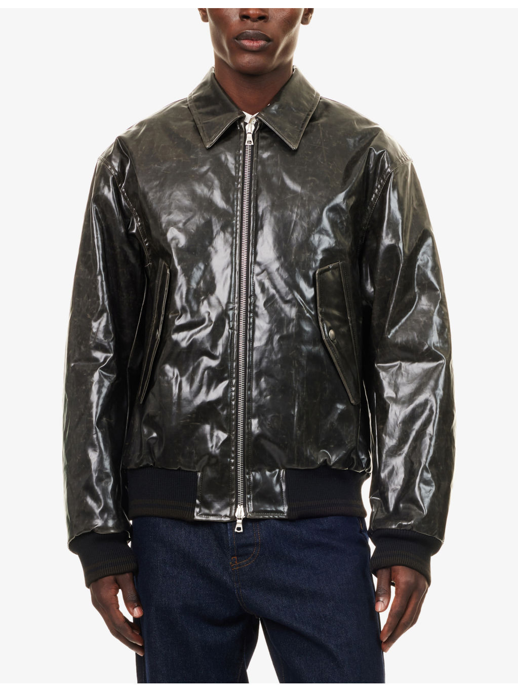 Venlo 2184 Long-Sleeve Coated-Cotton Blend Jacket - 3