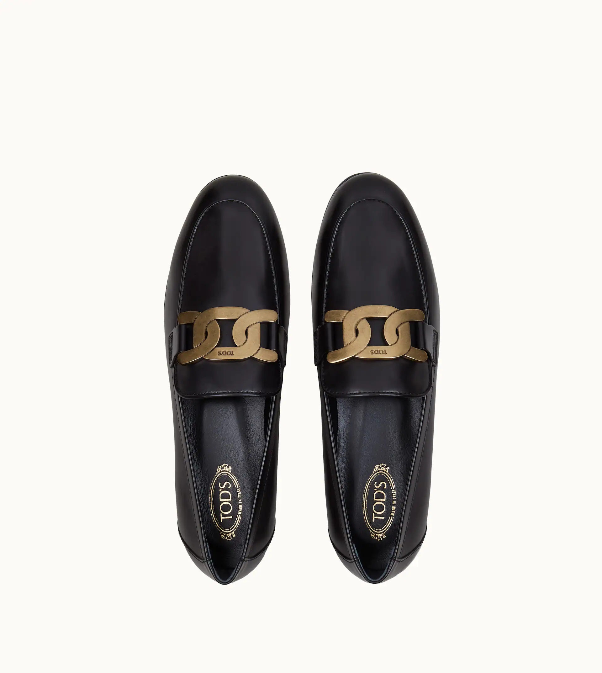 KATE LOAFERS IN LEATHER - BLACK - 3