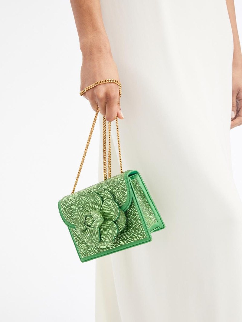 Oscar de la Renta PAVE CRYSTAL MINI TRO BAG outlook