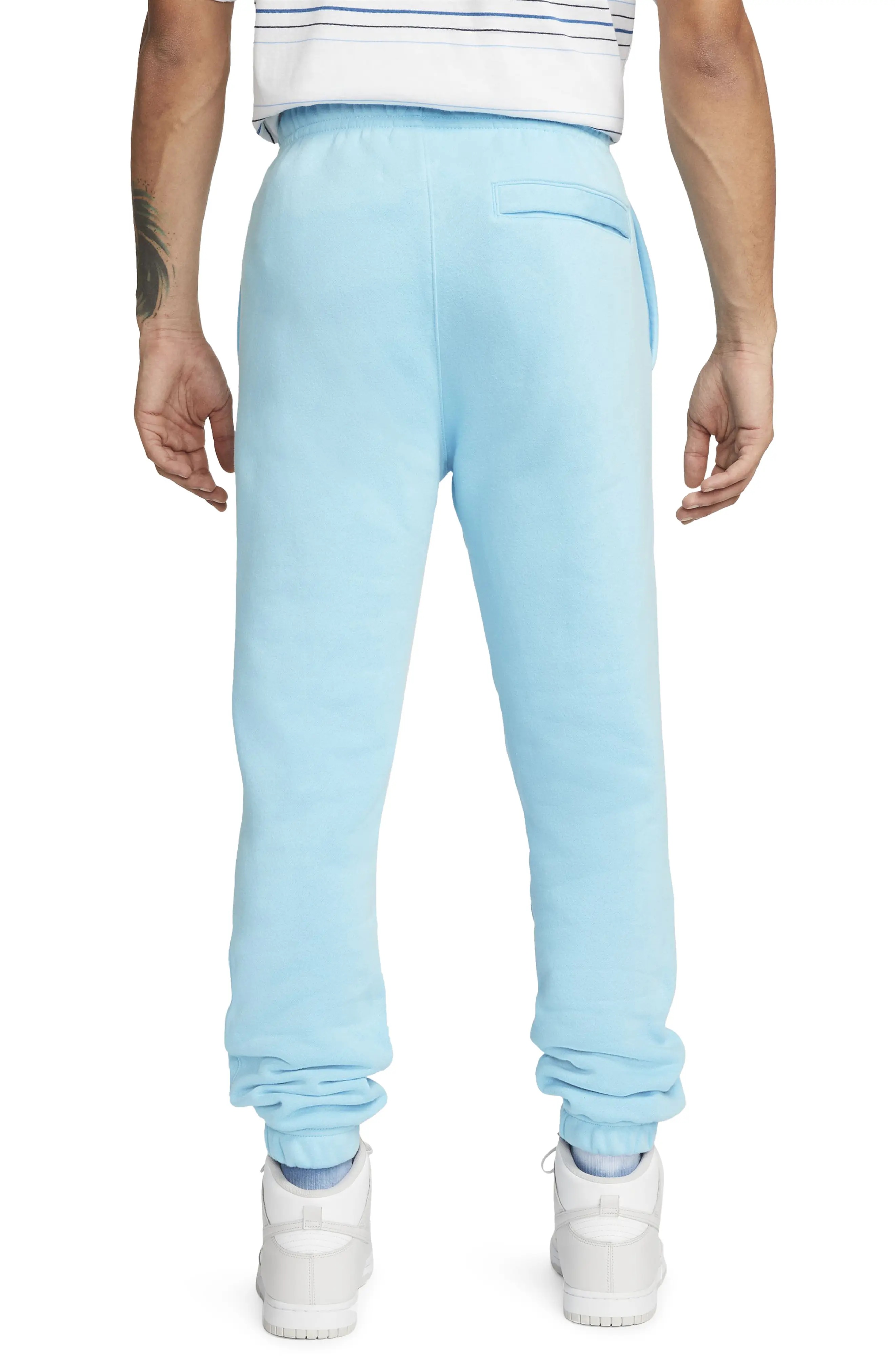 Sportswear Club Fleece Sweatpants in Blue Chill/White - 2