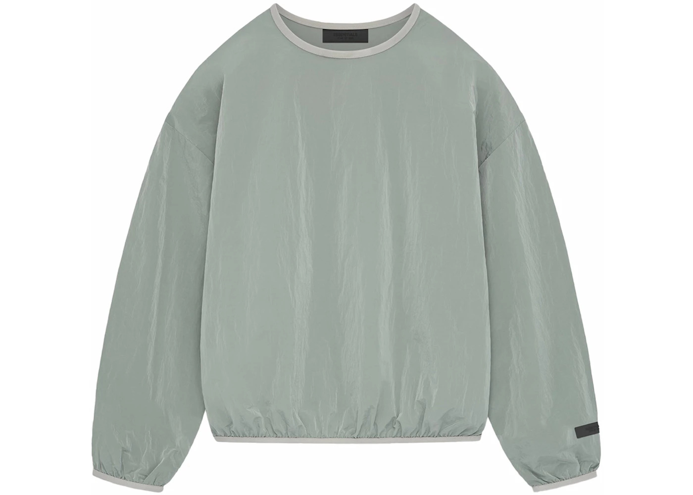 Fear of God Essentials Crinkle Nylon Pullover Crewneck Seal - 1