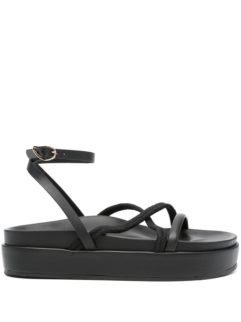 30mm crossover platform sandals 1