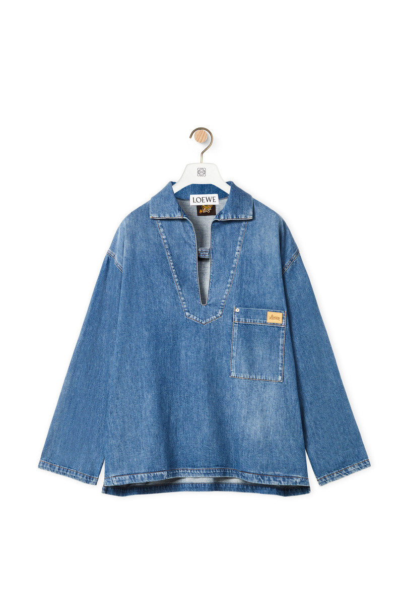 Vareuse shirt in denim 1