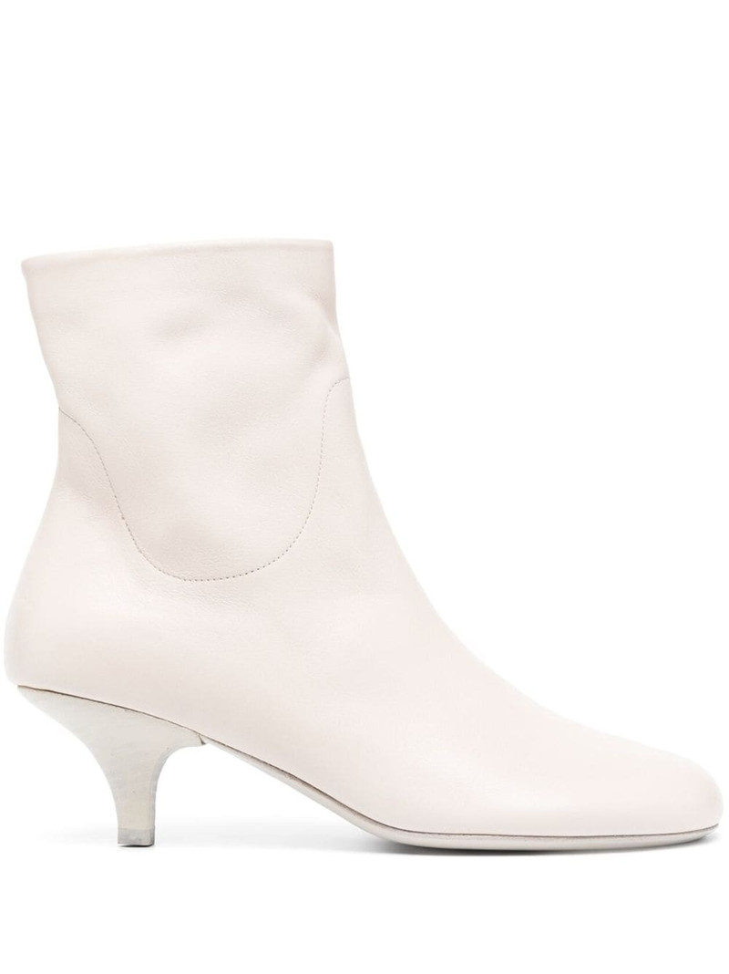 side-zip leather boots 1