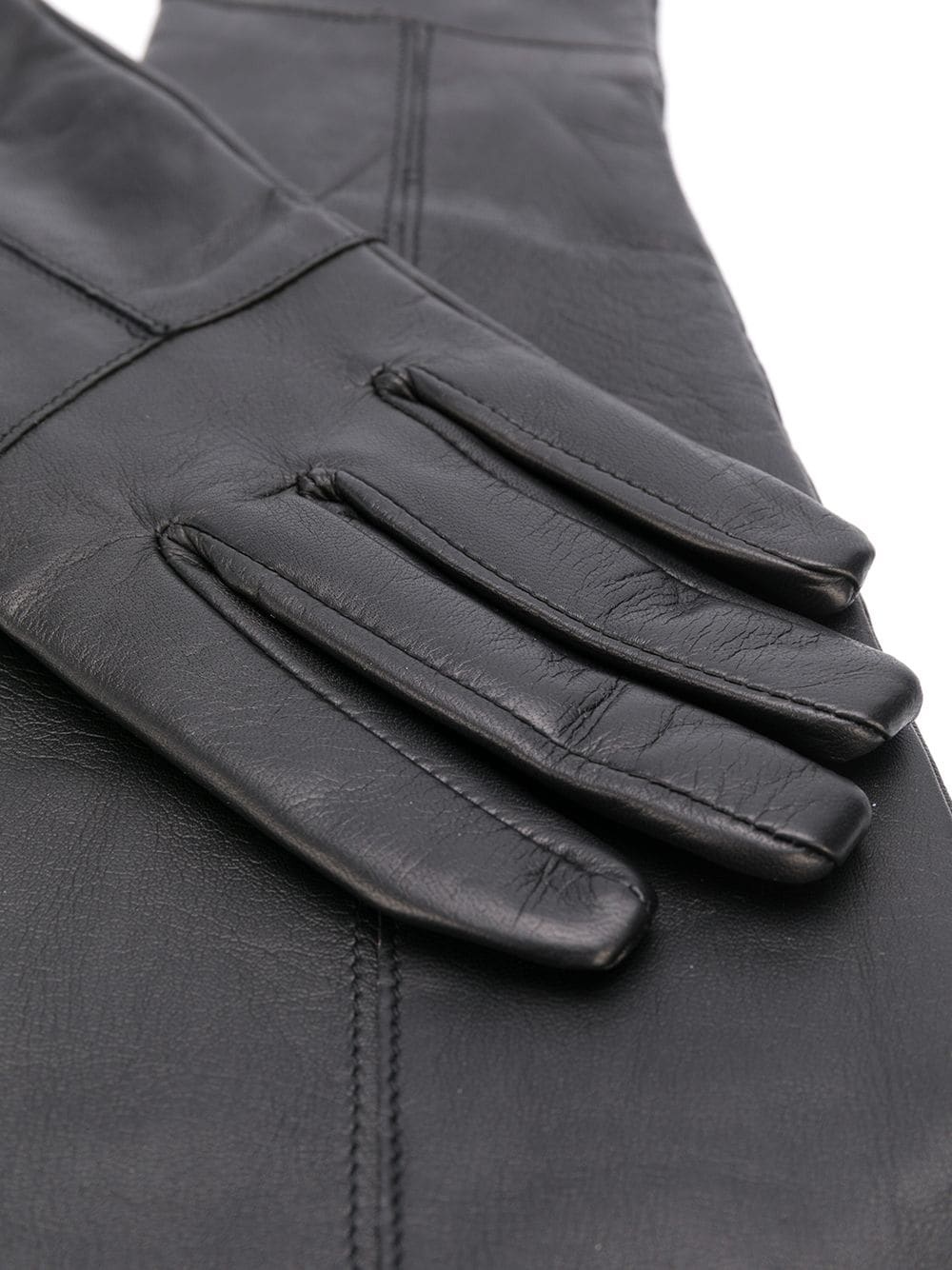 long stitched panel gloves - 2