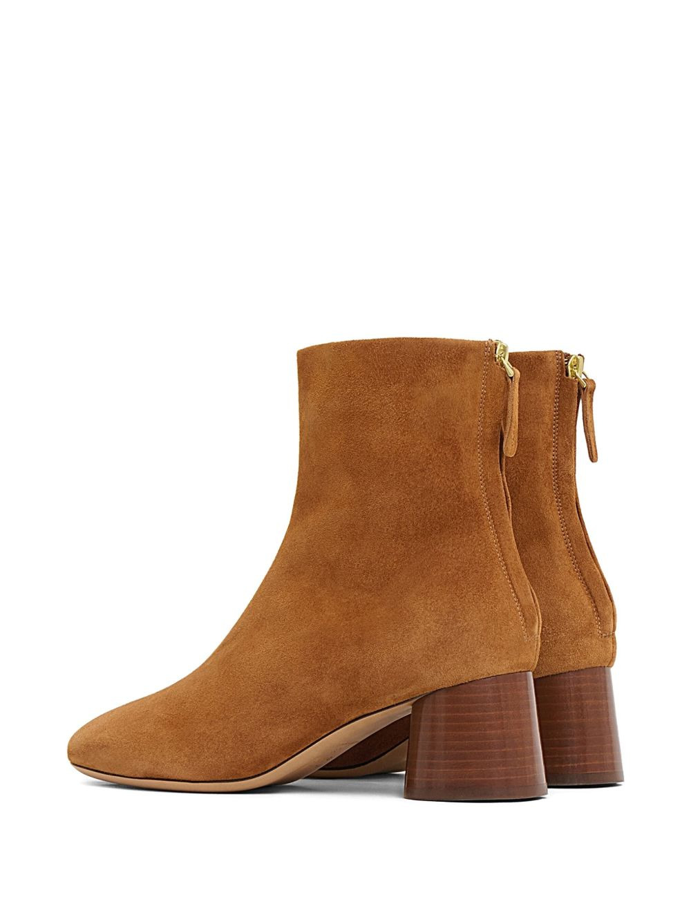 55mm suede block-heel boots - 3