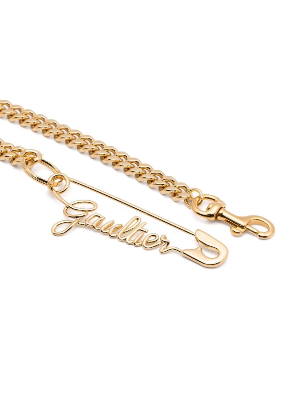 Gaultier Safety Pin chain-link necklace - 3