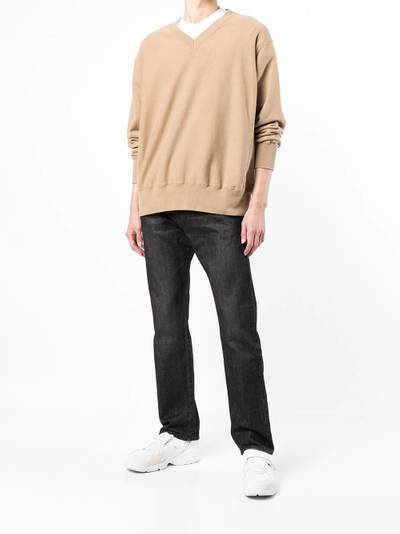 UNDERCOVER straight-leg cotton jeans outlook