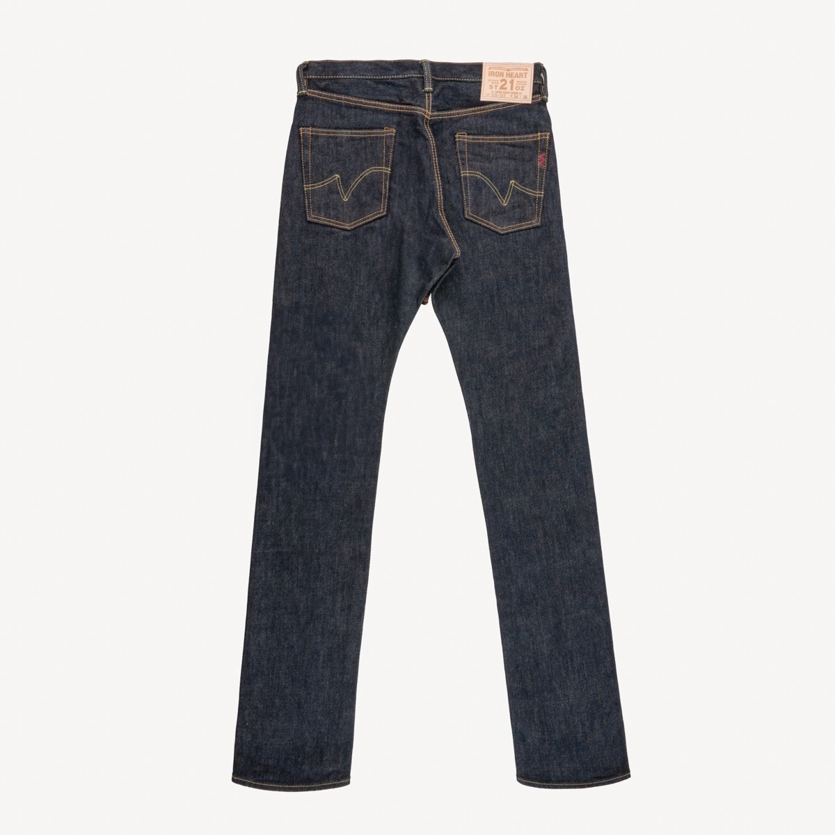 IH-555-SST 21oz Shinayaka Selvedge Denim Super Slim Cut Jeans - Indigo - 3