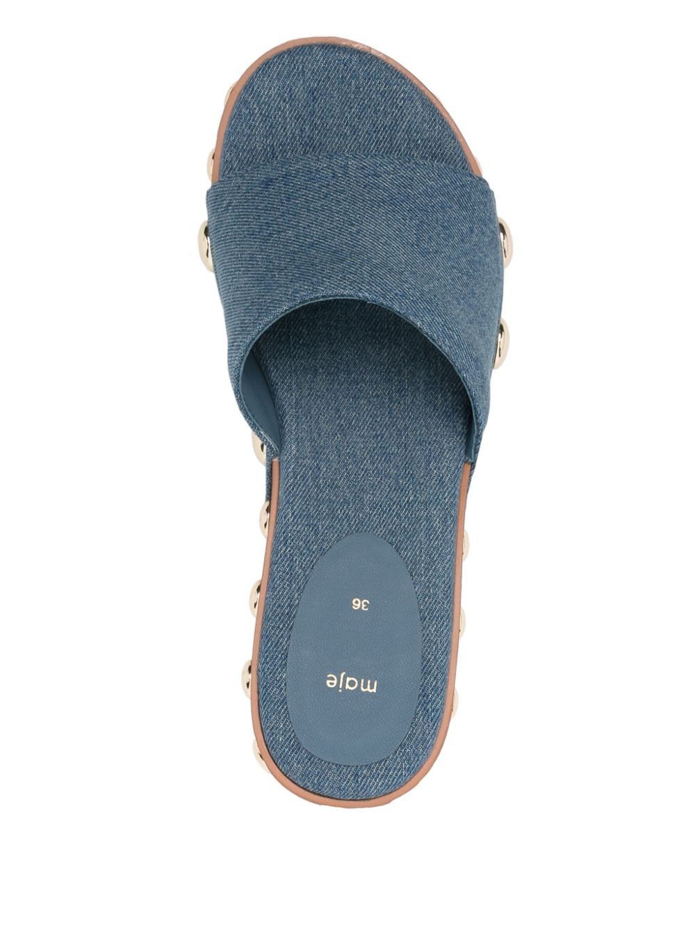 65mm denim sandals - 4