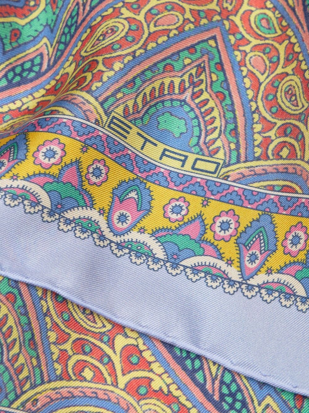 paisley-print silk shirt - 2