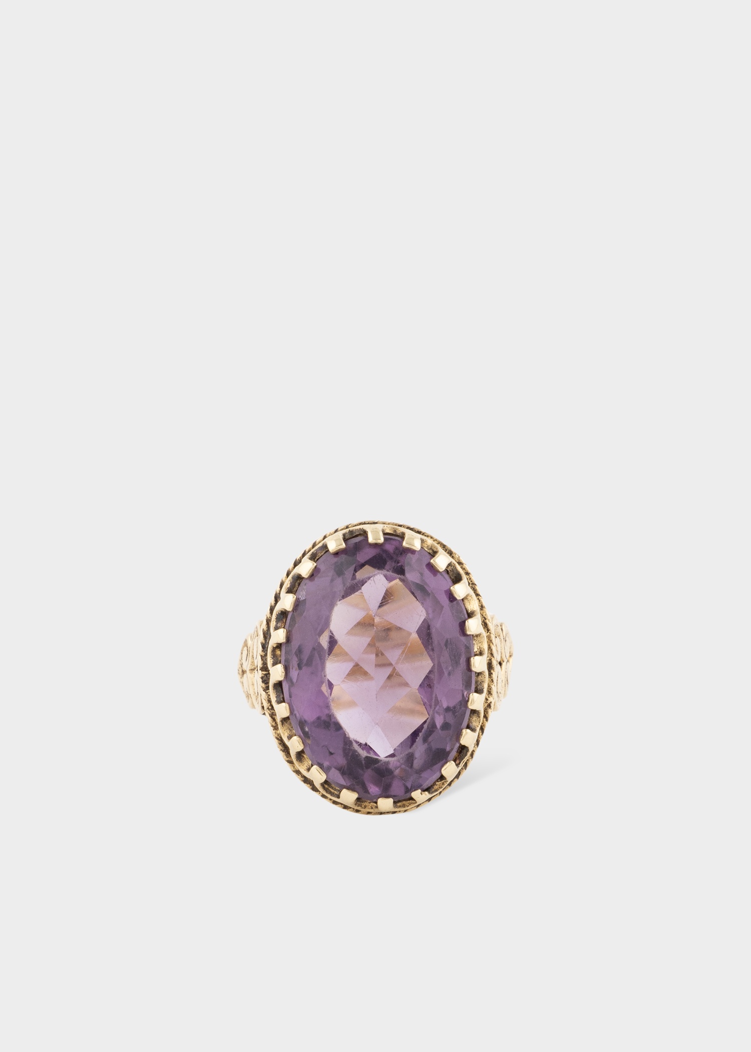 'Enormous Amethyst' Cocktail Ring by Baroque Rocks - 1