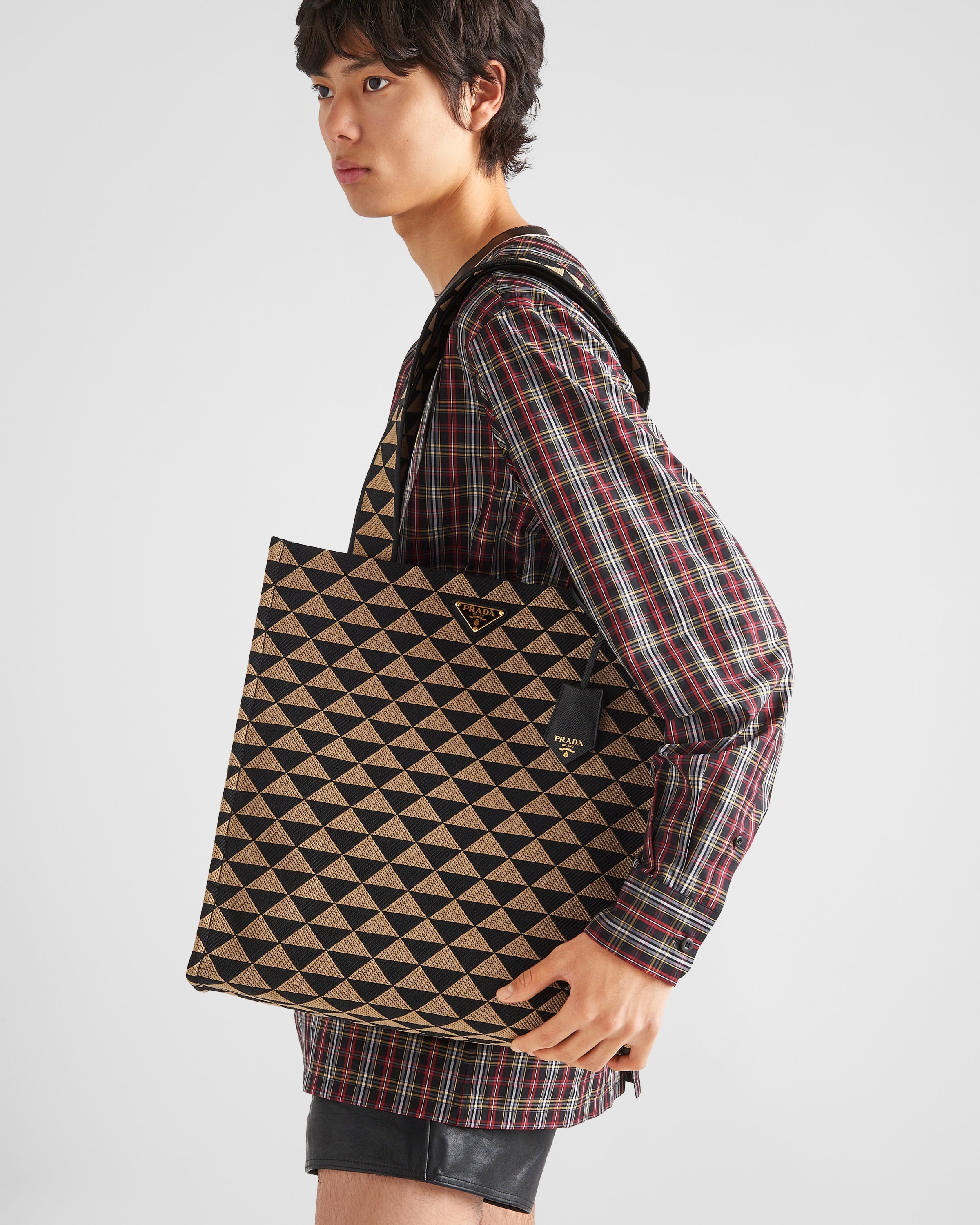 Prada Symbole bag in embroidered fabric - 2