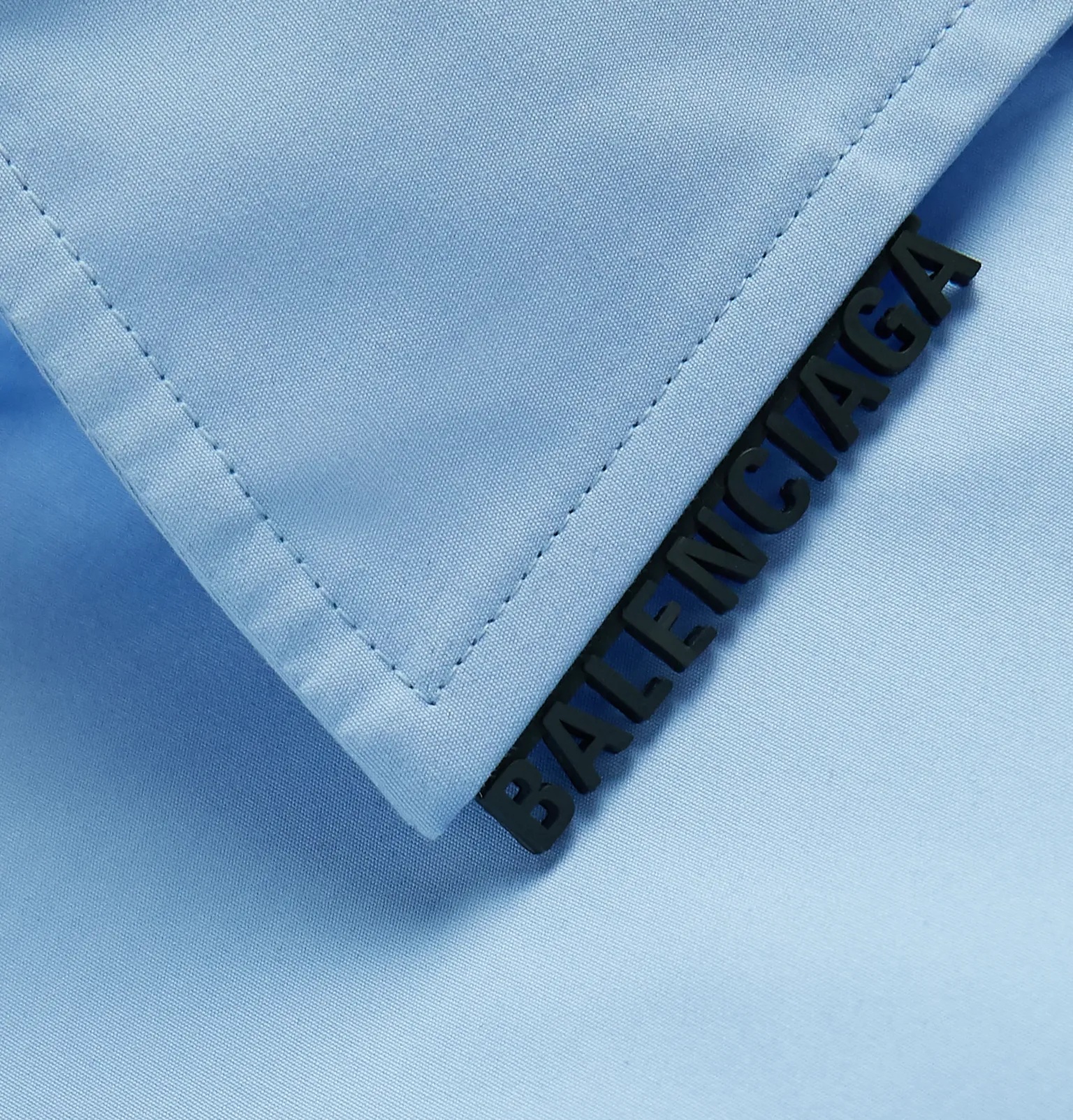 Logo-Apppliquéd Cotton-Poplin Shirt - 3