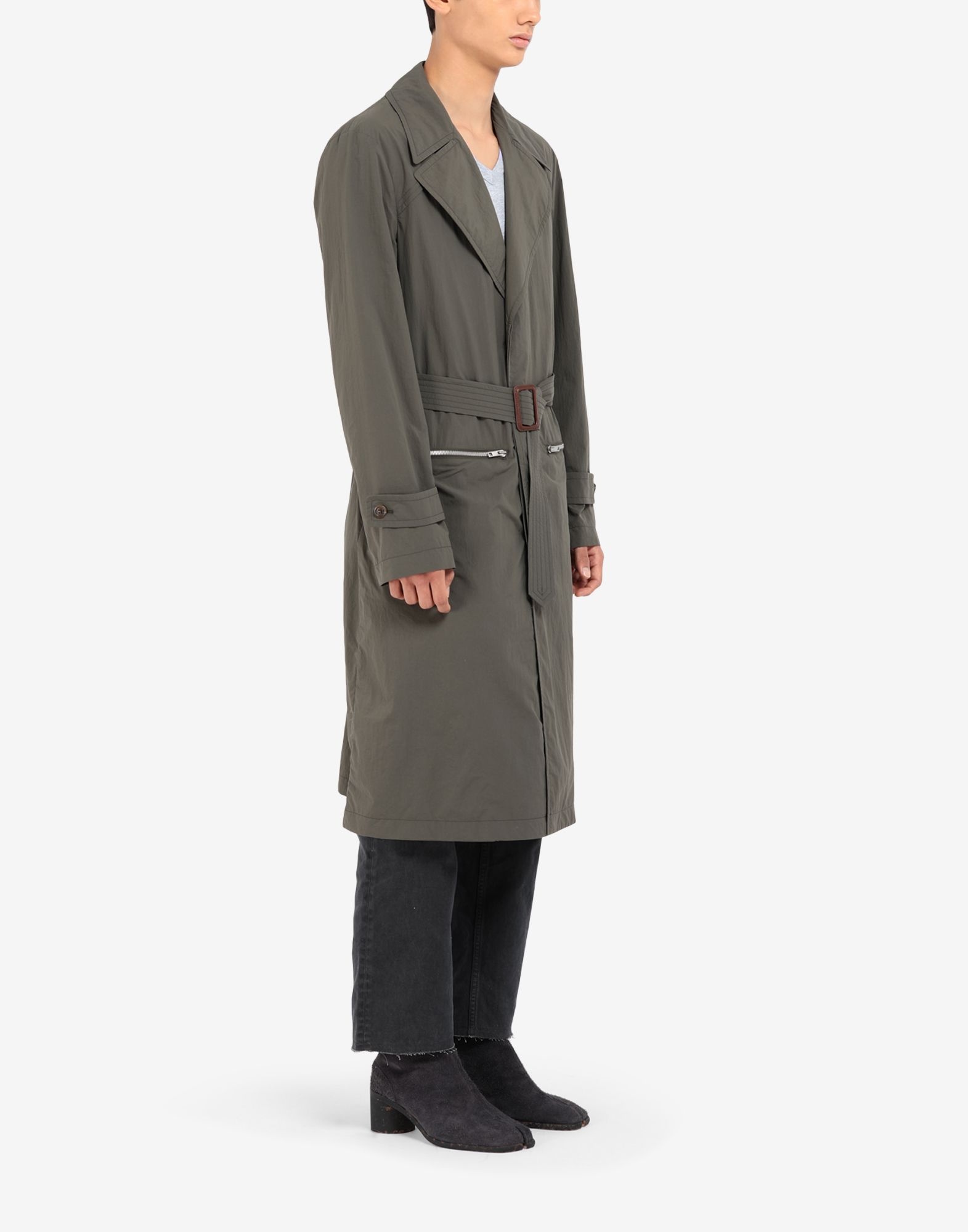 Recycled nylon trench coat - 3