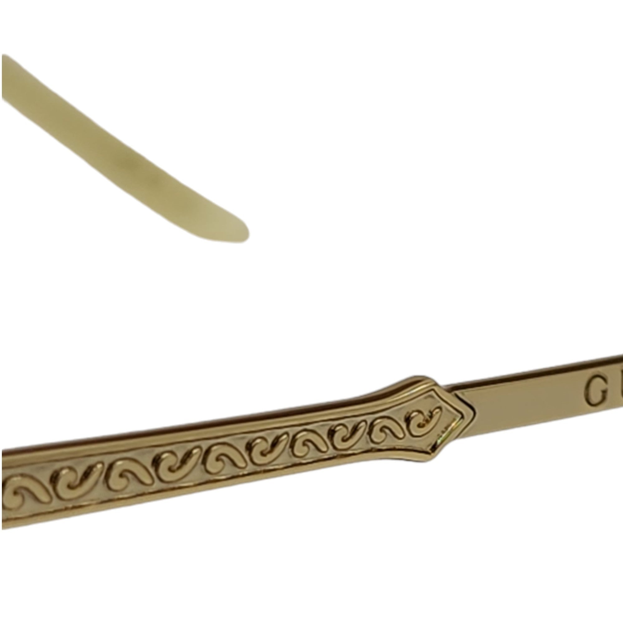 Gucci Gold Aviator Sunglasses - 8