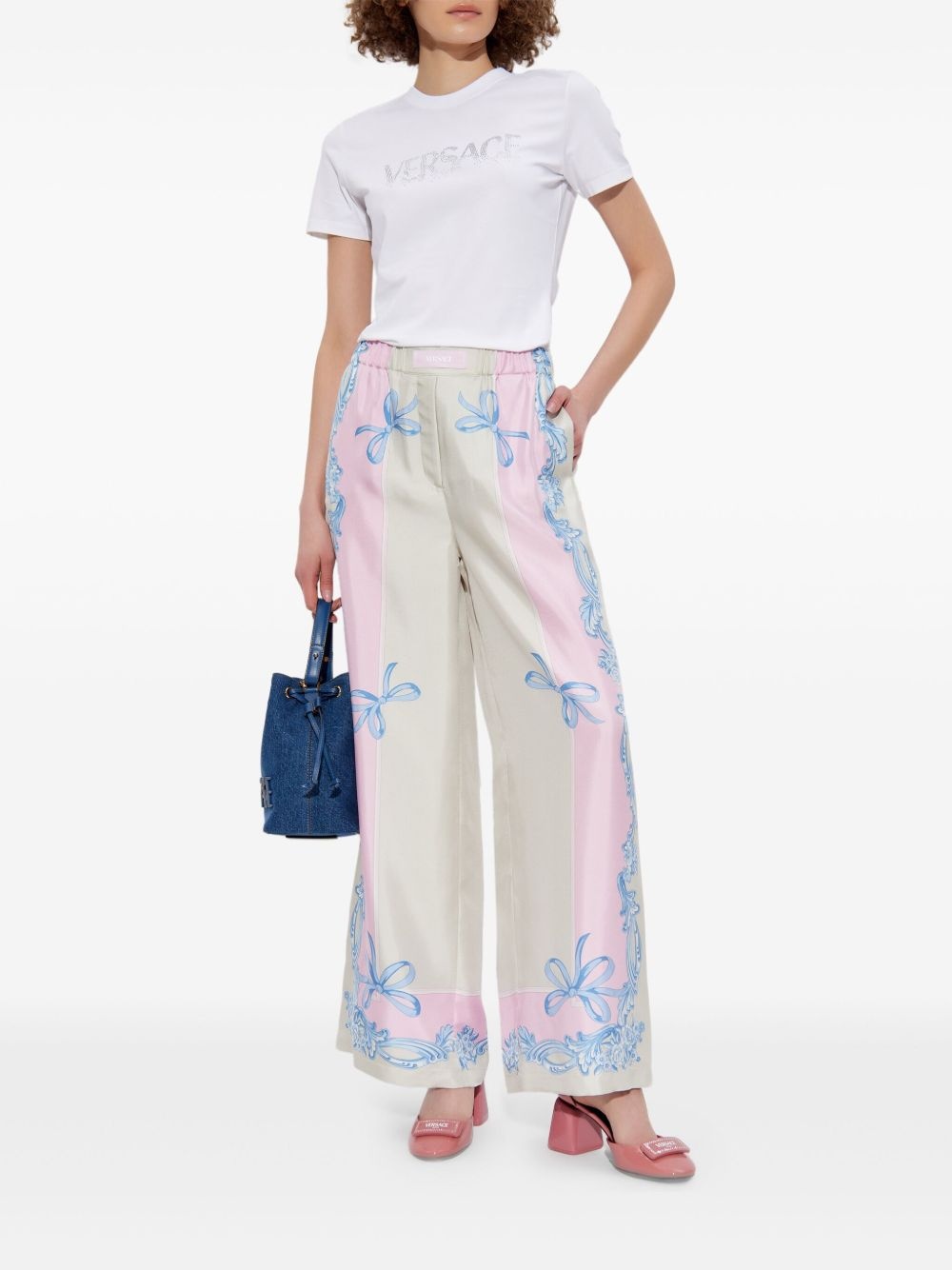 logo-patch trousers - 2