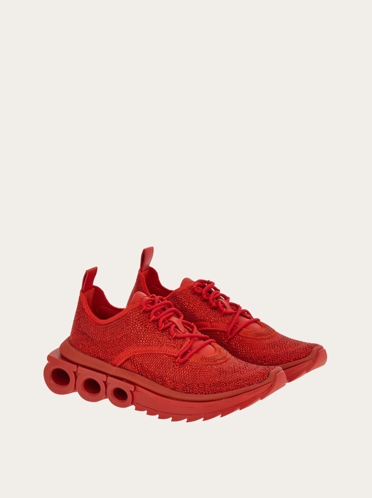SNEAKER WITH CRYSTALS - 4